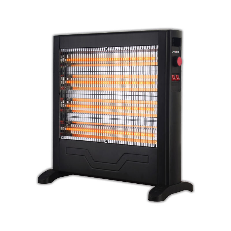 PRIMO PRQH-81104 Σόμπα Χαλαζία Μαύρη 2800W (810104)